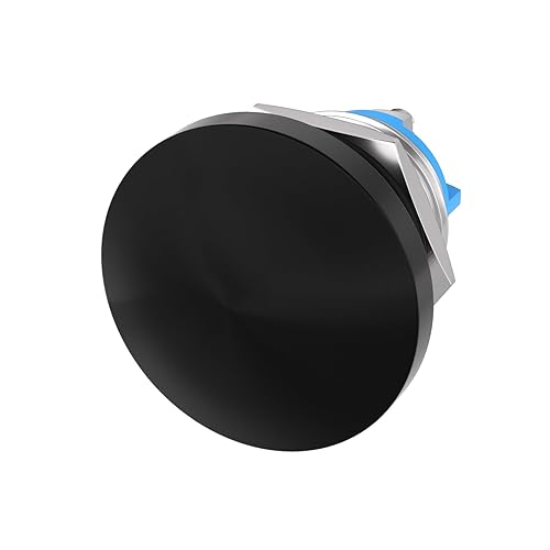 STARELO Interruptor de botón de cabeza momentánea de hongo de 0.63 pulgadas, metal de acero inoxidable IP65, resistente al agua, 2 pines SPST 1NO 5A STARELO Interruptor de botón de cabeza momentánea de hongo de 0.63 pulgadas, metal de acero inoxidable IP65, resistente al agua, 2 pines SPST 1NO 5A