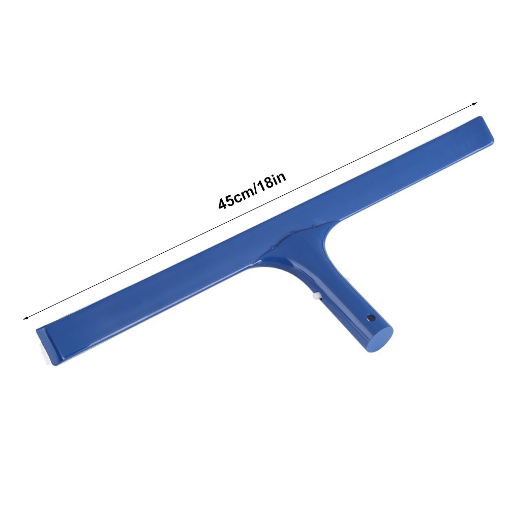 Brosse De Piscine Deuba 46 Cm - Poils Durs PVC - Tête Alu - Pour Manches Standards
