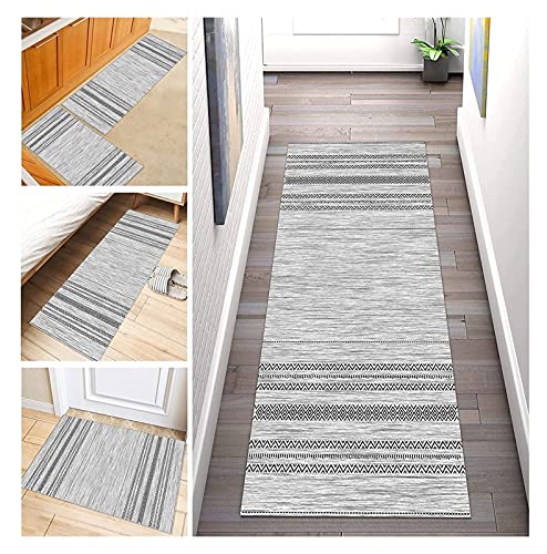 LXESWM Hallway Hall Runners Rug Tapis De Passage Couloir Antiderapant Moderne Géométrie,Tapis Cuisine Lavable Polyester pour Couloir,Entrée Étroite Salon (Couleur : Color#1, Size : 70x500cm) Cover