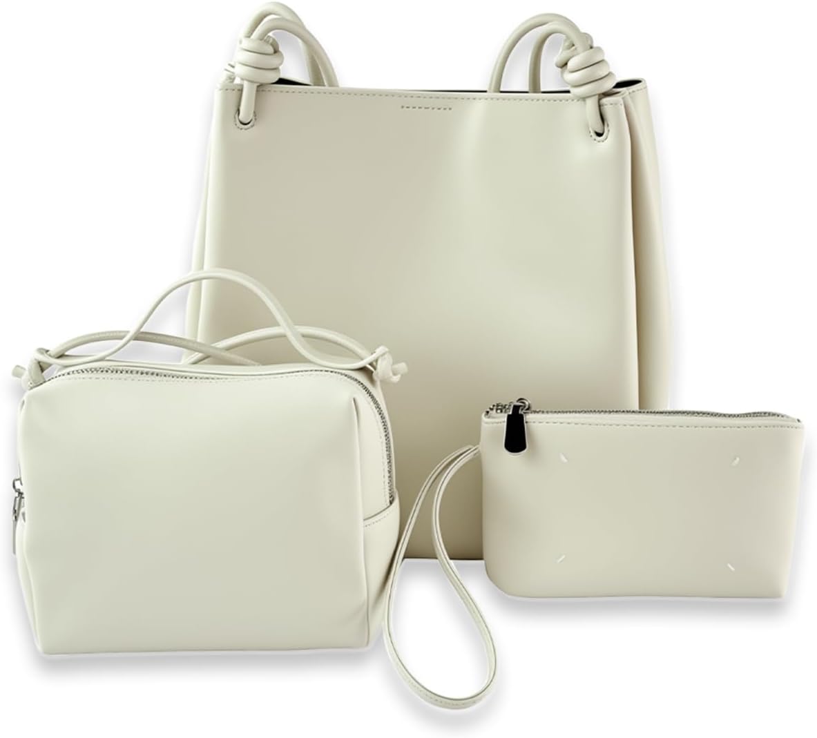 3 Pack Large Work Tote Bag for Women Designer Purses...