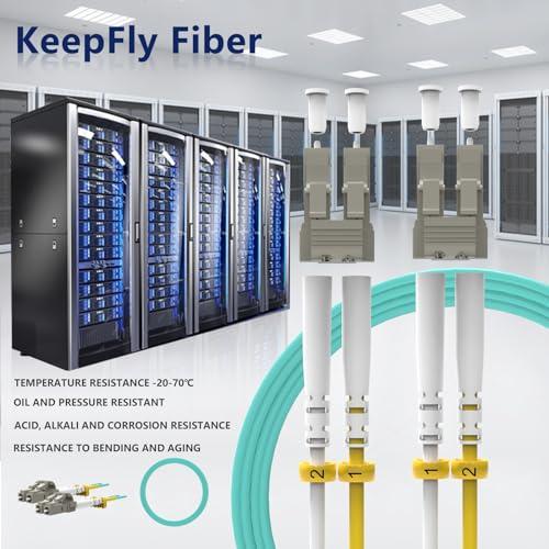 Fibre duplex multimode LC-LC OM4 8m résout la saturation réseau 100 Go - 6