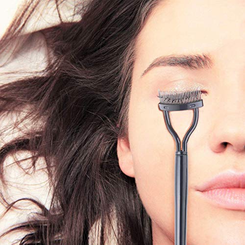 YiXuTag Peigne à Cils, 2PCS Séparateur de Cils en Métal Outil Amélioration des Cils Brosse à Cils – vue 4