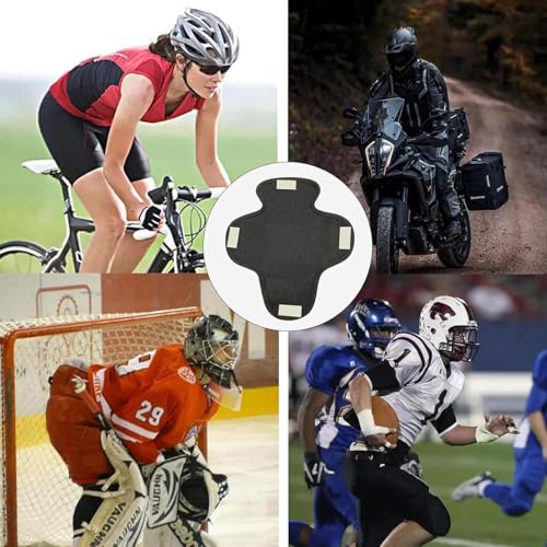 GisWell Rembourrage de casque de moto, doublure intérieure noire – Refroidissement respirant anti-transpiration, réutilisable et lavable, absorbant la transpiration pour la course – vue 6