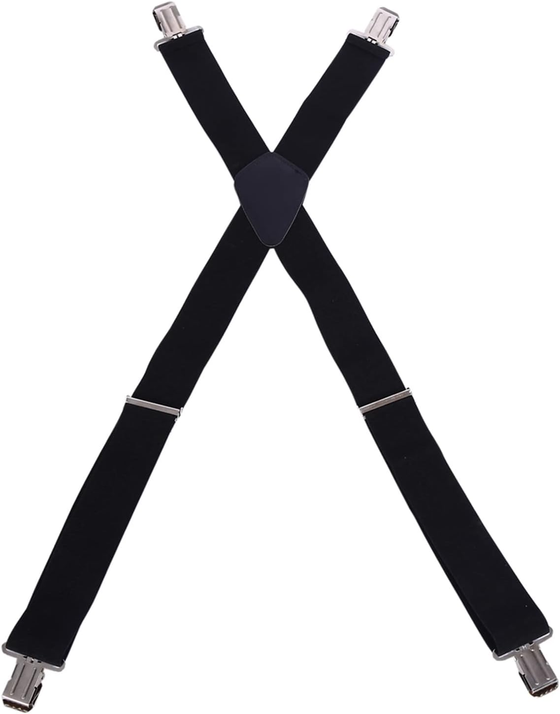 Yosoo Health Gear Men’s Elastic Suspenders with Strong Metal Clips, Adjustable Clip-on Suspenders for Pants, Heavy Duty Braces