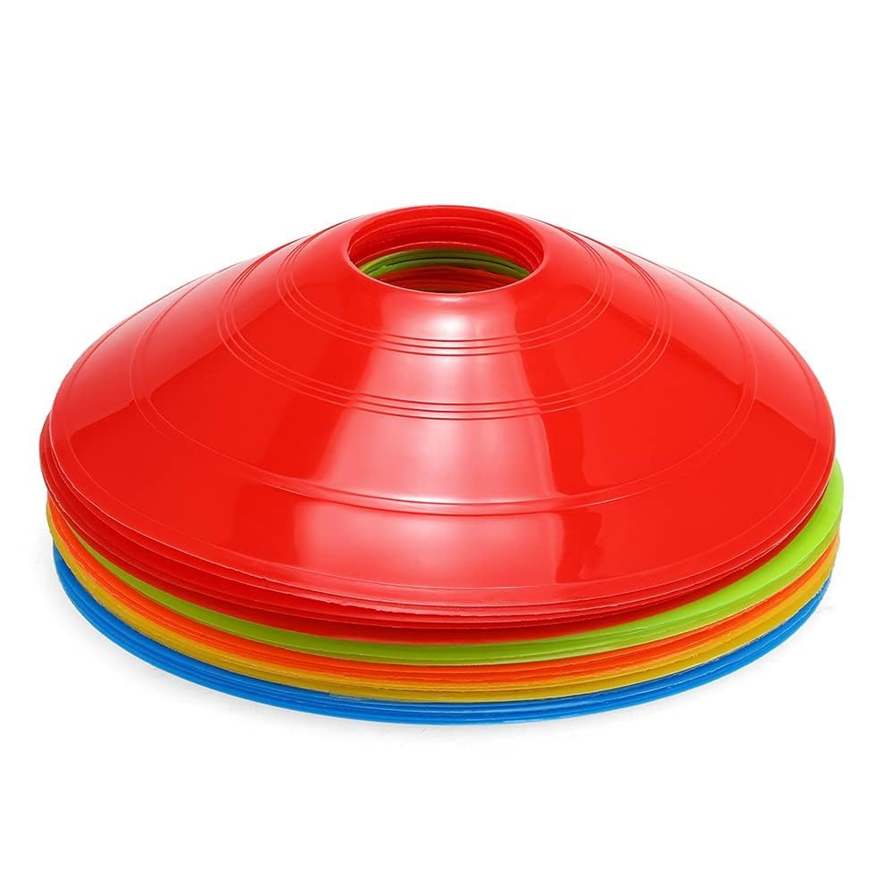 Gmefvr Cones Set |Space Marker| - Agility Soccer Cones for Training, Football, Kids, Sports, Field Cone Markers (10)-image-48