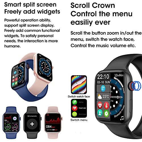 Smartwatch W37 PRO Series 7 com Tela Infinita de 1.75