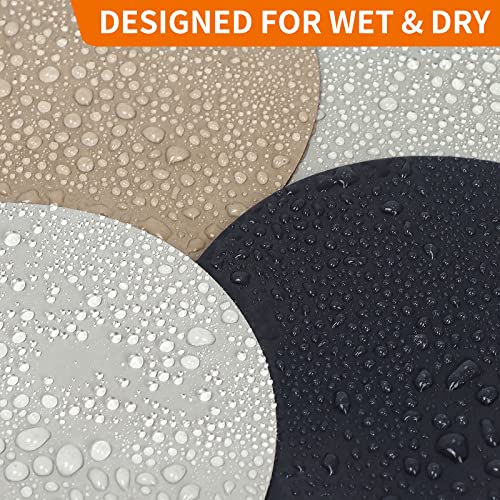 Pomsare PW820812 45Pcs 5 Inch Wet Dry Sanding Discs Kit With Hook And Loop Backing Pad 5/8-11 And Foam, Angle Grinder Drill Sanding Attachment thumb #2