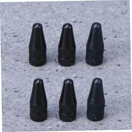 6 Pcs Tapas de Válvula para Bicicleta Aluminio Anti-polvo miniatura 7