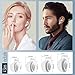 Vsagier 4 Pairs Replacement Ear Tips for AirPods Pro and for Air Pods Pro 2 with Noise Reduction Hole, Non-Slip Soft Silicone Bud Replacement for Airpod Tips Pro with Built-in Dust Guard Screen(White)