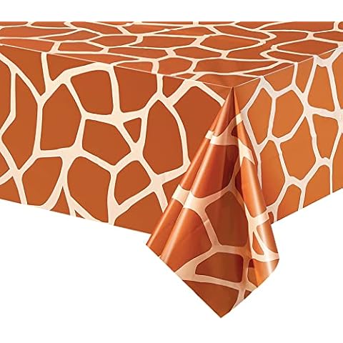 Jungle Safari Giraffe Print Tablecloth Cover
