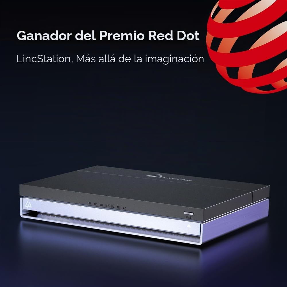LincPlus LincStation N1 Almacenamiento NAS de 6 bahías con Unraid, en a la Red de SSD, 16GB de RAM, Procesador Quad Core de 2.9GHz N5105, Servidor Doméstico y Nube Personal.