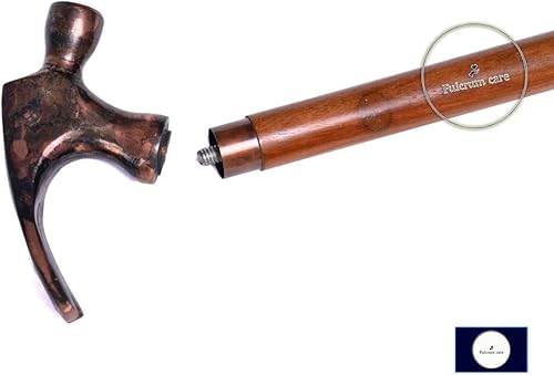 Miniatura 4 de Bastones de martillo de madera para hombres y mujeres, bastones plegables de lujo, regalo ideal para madres, padres, personas mayores