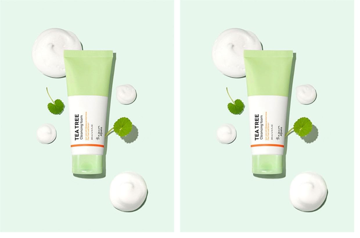 MISSHA Yağlanma Eğilimli Ciltler İçin Temizleme Köpüğü A'PIEU The Pure Tea Tree (2 paketi)