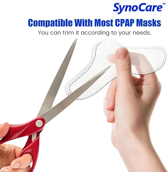 Synocare cpap nasal pad (pack of 4 packs), soft nose gel pads for CPAP masks, prevention of leakage, adaptable and trim-to-size, sleep apnea therapy again Synocare cpap nasal pad (pack of 4 packs), soft nose gel pads for CPAP masks, prevention of leakage, adaptable and trim-to-size, sleep apnea therapy again