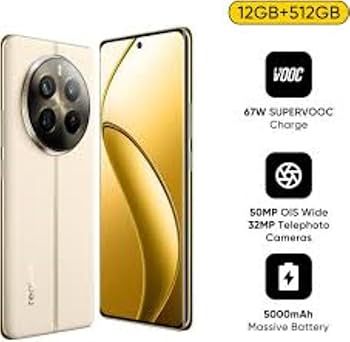 Realme 12 Pro+ 5G ベージュ12GB 512GB Amazon.com: realme 12 Pro+ Dual SIM 512GB ROM + 12GB RAM