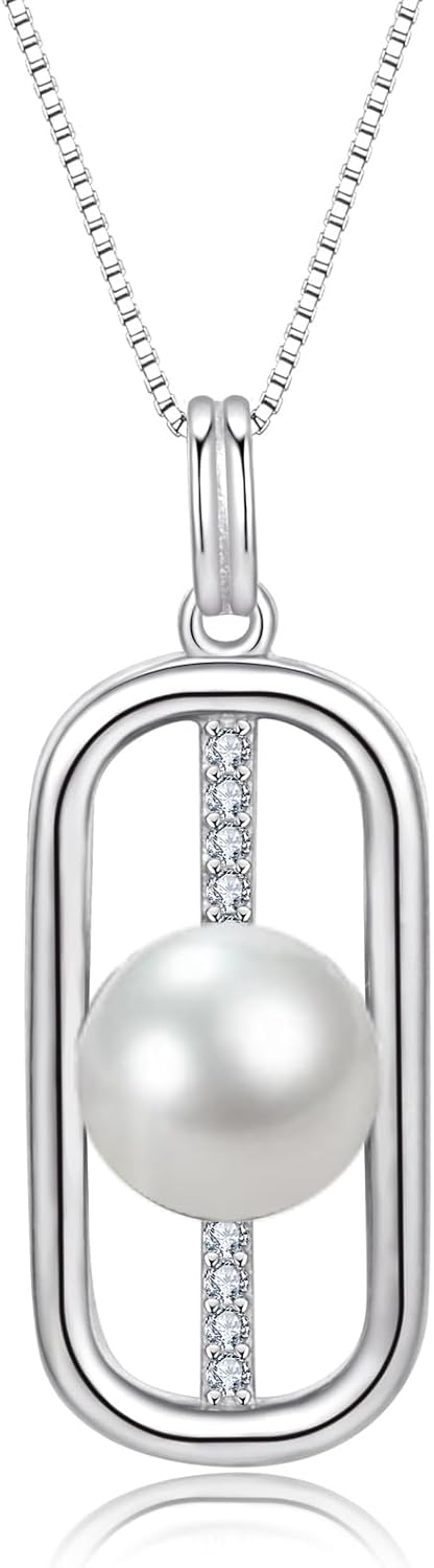 Gifts for Women Wife-Pearl-Necklace-Gift for Wife Wedding Anniversary Birthday Jewelry-Girlfriend Her Mothers Day Gifts for Mom Women Valentines Day Christmas Day Gifts