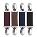 Produktbild Dadabig 4 Stück Pullover Clips, Sweater Cardigan Clips, elastische Clip Unisex einfache Elegante Pullover Kleidung Chain Fit Clip für Frauen und Männer, 4 Farben