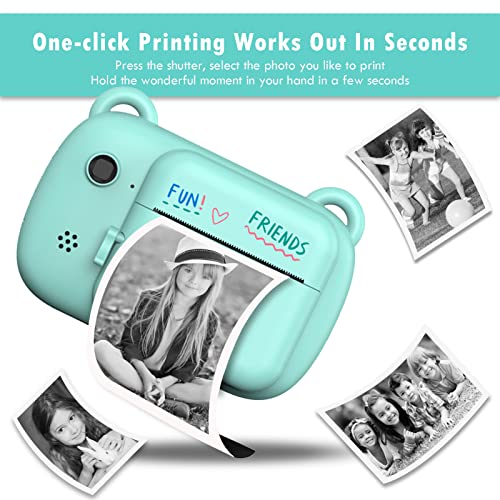 SUPBRO Fotocamera digitale per bambini con carta