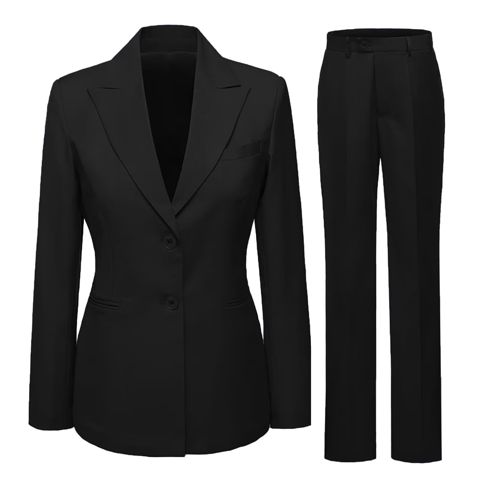 Pants Suits for Women Dressy Pant Suit Set Womens Suits 2 Piece Set Business Work Casual Suit for