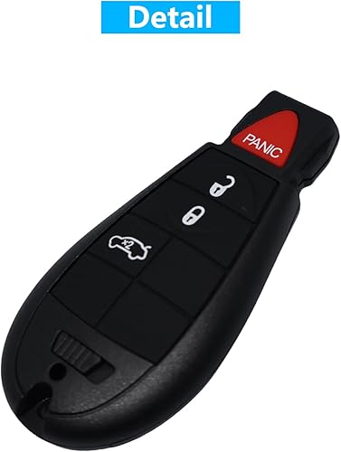 Miniatura 5 de M3N32297100 433 Mhz 4 botones de entrada sin llave remoto para Dodge Dart 2012-2016 Reemplazar 56046773AA 56046771AA