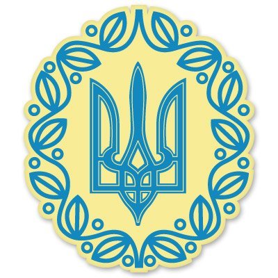 Carframes18Ukrainian Tryzub Design Vinyl Sticker - Car Window Bumper Laptop Bumper Sticker Decal