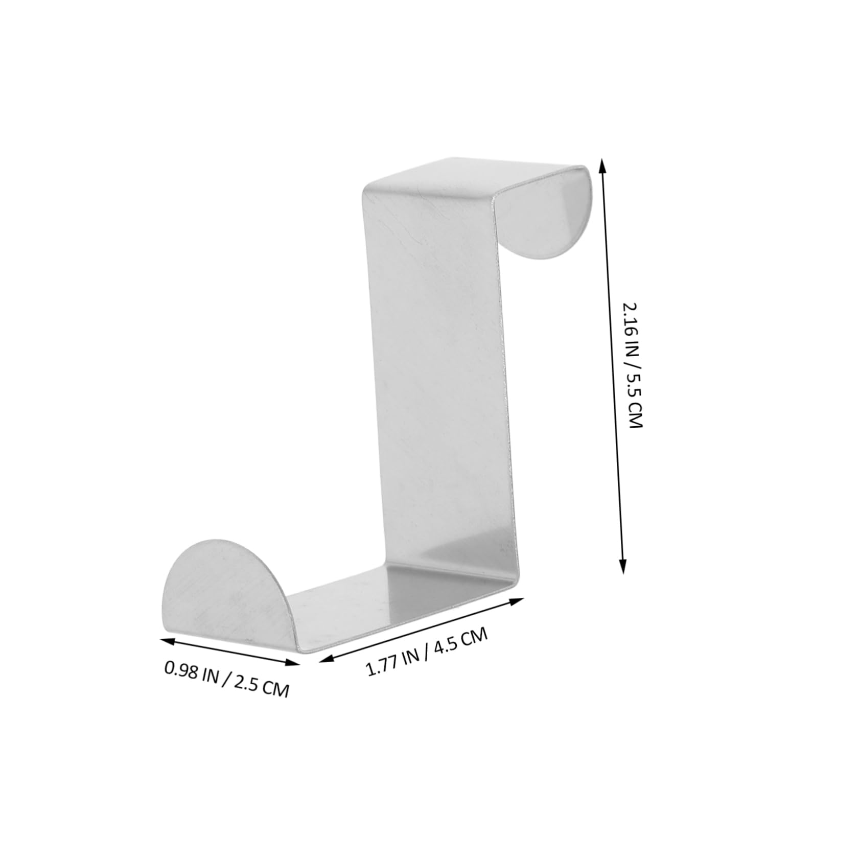 Cabilock Space-Saving Over The Door Organizer Hooks 8 -Shape Hooks for Cabinet Hanger Door Storage Robe Hanger