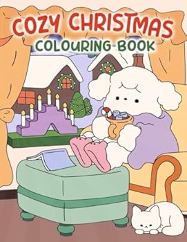 Paperback Cozy Christmas Coloring Book: Original Designs with Cute Kawaii Aesthetic for Adults Book