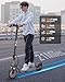 Electric Scooter for Adults with Dual Suspension, 19MPH, 21Miles Max Range, 8.5