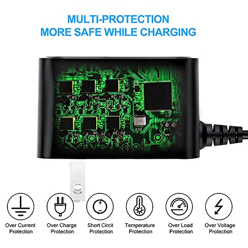 Adaptador Cargador AC-DC compatible con Nextbook Tablet miniatura 2