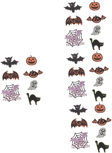 Yardwe 28 piezas de selecciones de fiesta de Halloween para tartas de postre, palillos de helado, topersitos para comida decoración de Halloween,