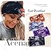 Acenail Wide Headbands Women Turban Knotted Headband Elastic Non Slip Boho Hairbands Tie Dye Hairband Bohemian Workout Head Wraps Yoga Hair Scarfs Fashion Hair Accessories for Women 4Pcs(#3 Tie Dye)