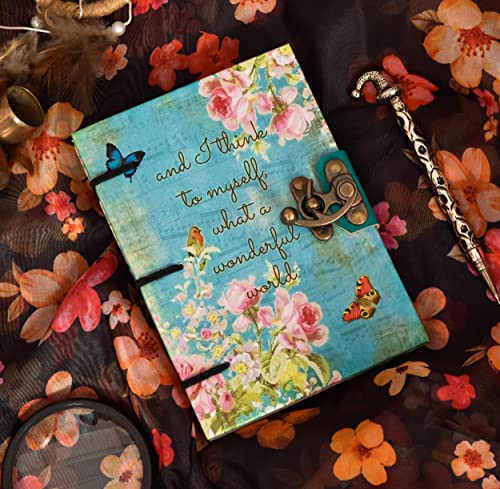 Image of CRAFT CLUB Wonderful World Diary In Euro Binding With 100% Recycled Handmade Paper- Paper Size - A5