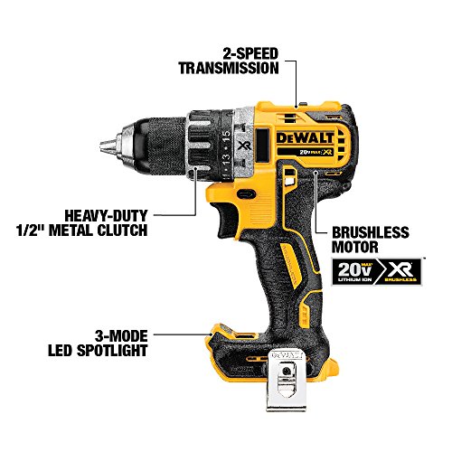 DEWALT 20V MAX XR Brushless Combo Kit, Compact 6-Tool (DCK684D2)