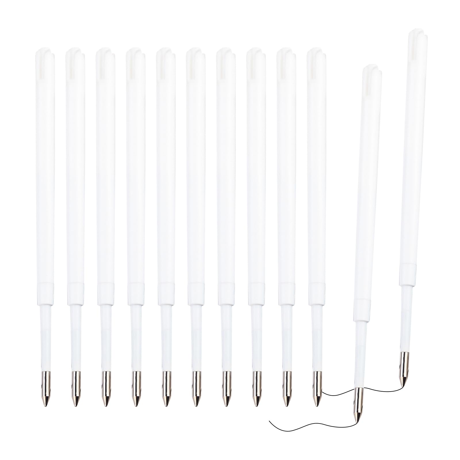 ENLACE 50 Ricariche Per Penna A Sfera Nere 1,0 Mm - Mina Lunga 9,8 Cm, Per Ufficio E Scuola - 3