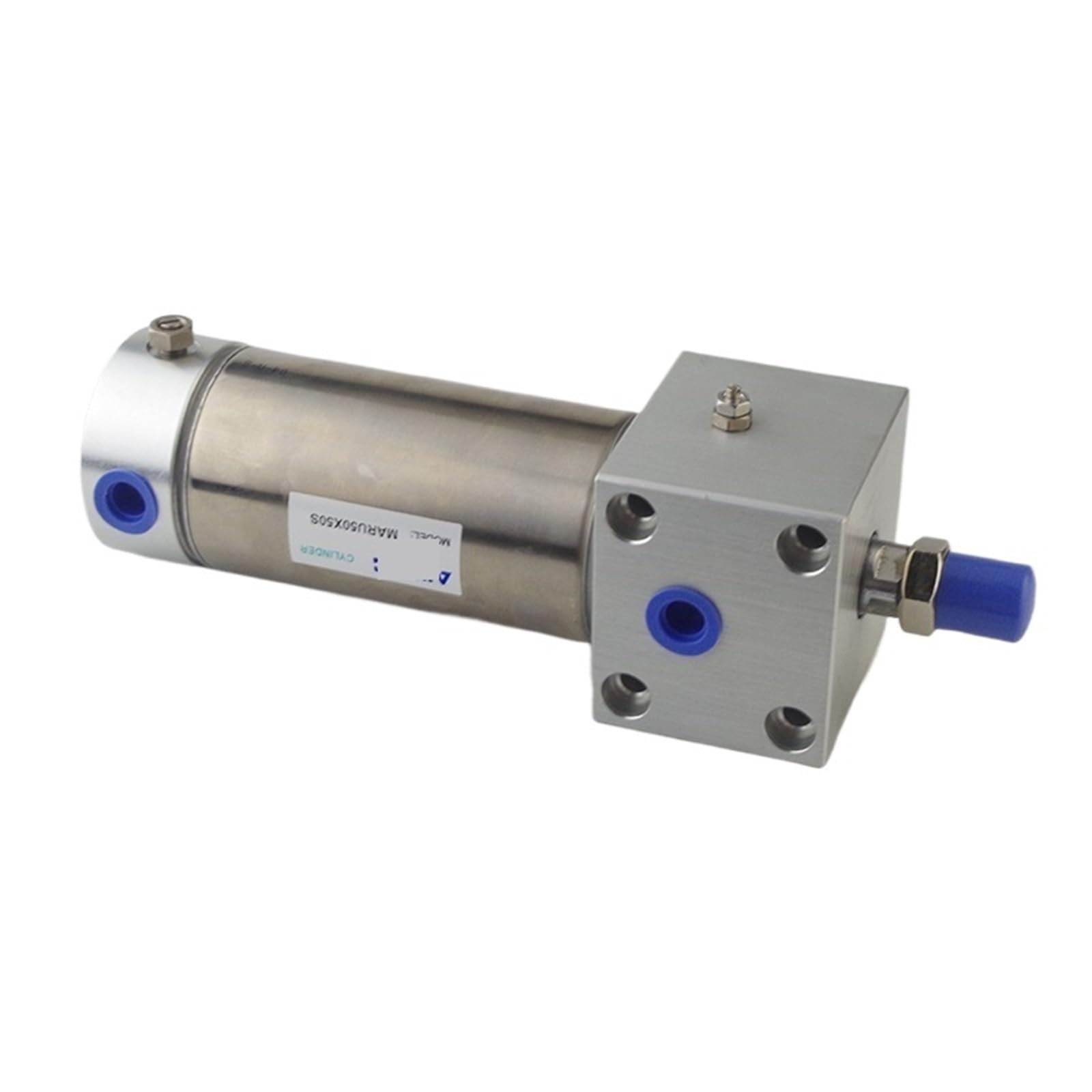 Mini cylindre en acier inoxydable MAR50-125 à tête carrée de haute précision