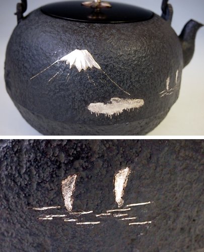 龍文堂富士図銀象嵌入り鉄瓶 hiramarufuji11_001.jpg