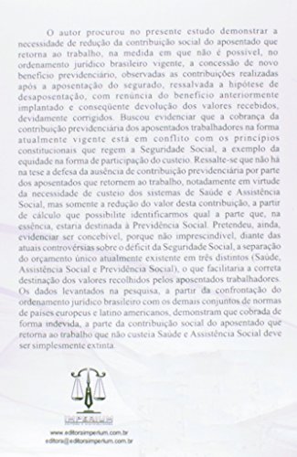 A Redução da Contribuição Social do Aposentado que Retorna ao Trabalho