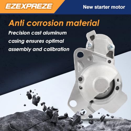 Image of Ezexpreze 17996 Starter for Chevrolet Camaro 2010-2014 & Cadillac ATS 2013-2014, CTS 2005-2014, SRX 2006-2009, STS, 2.8L 3.0L 3.6L, 12V 1.4KW 12 Teeth Clockwise, Replace# 12610857