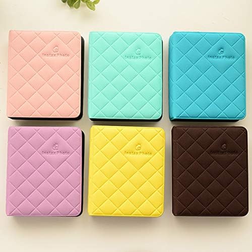 36 Pockets Photo Album 3 Inch Mini Photo Album for Fujifilm Instax Mini 7s 8 8+ 9 25 50s 70 90 (purple)