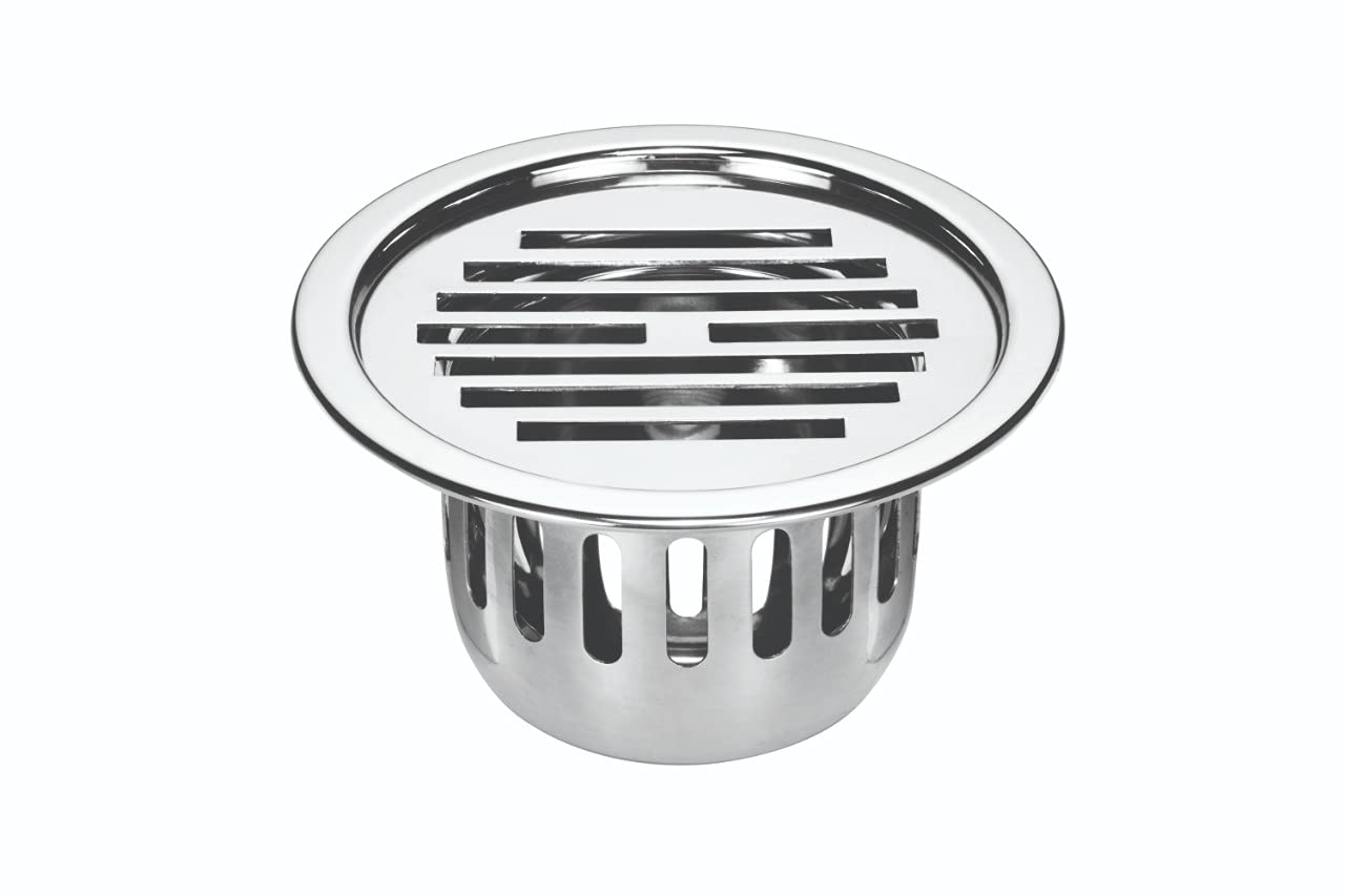 CHILLY-S Stainless Steel Round Classic Cockroach Trap Floor Drain Cover (18/8) (B0995YLBT8) Amazon Price History, Amazon Price Tracker