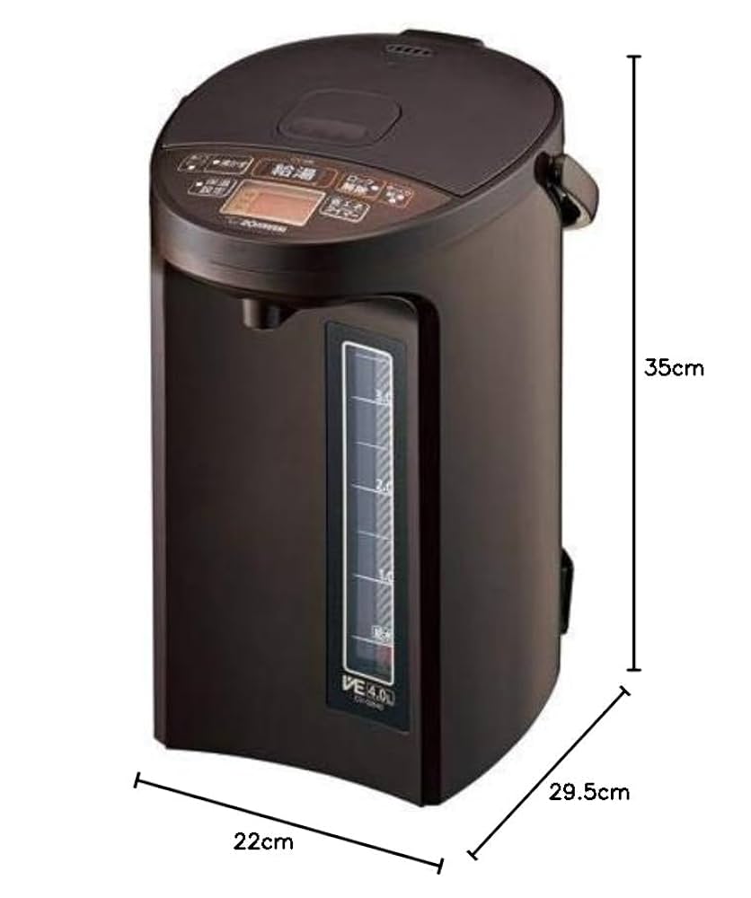 象印　マホービン 電気ポット 4L コードレス　ケトル　CV-DY40 ユアサプライムス.com｜象印マホービン マイコン沸とう電動