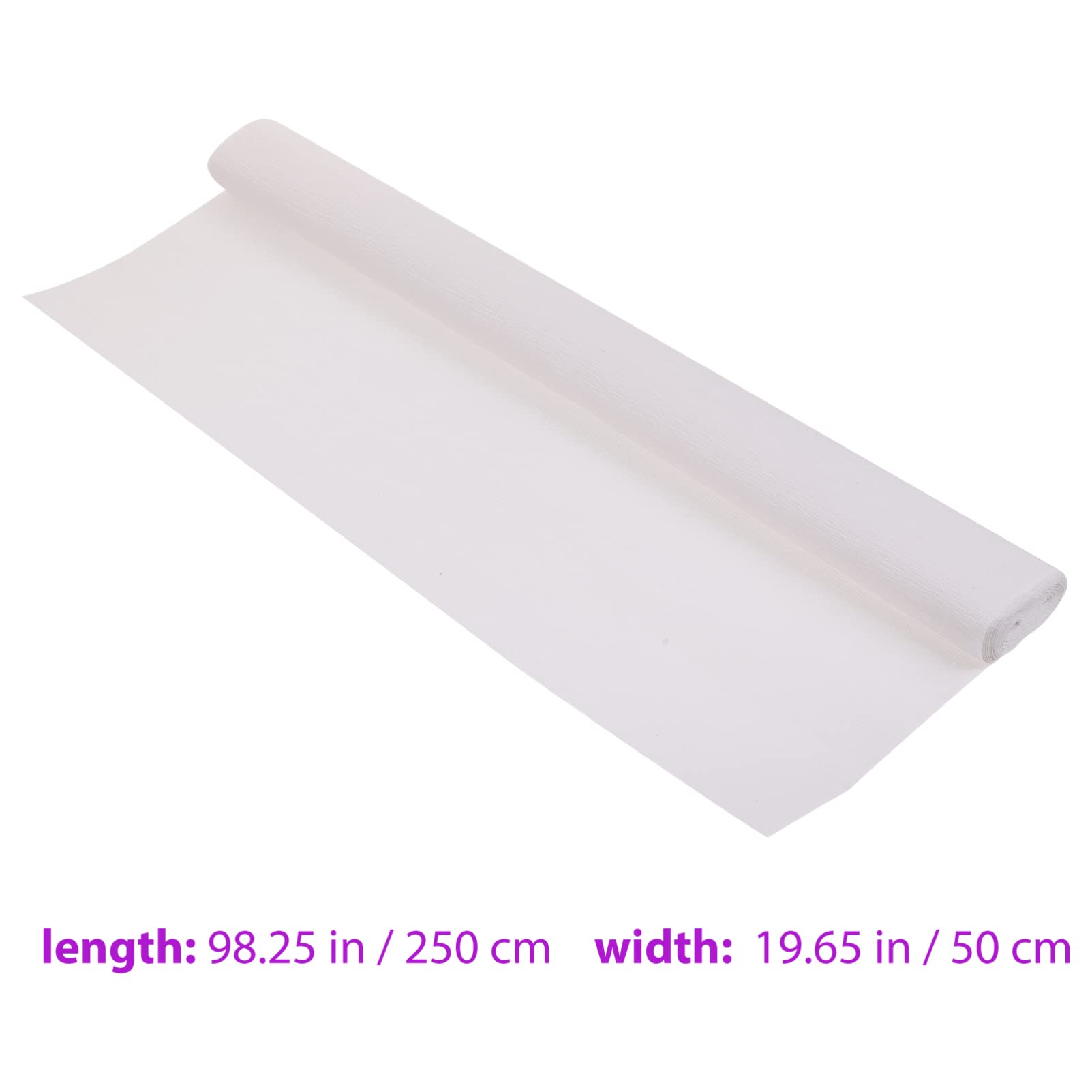 KALLORY Roll of Paper for DIY Flowers Italian Stretch Crepe Paper Wedding Aisle Decorations Sheet