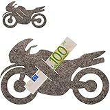 das Fahrzeug paßt in jeden Briefumschlag ___ ideal für eine Reise & Urlaub, die bestandene Führerscheinprüfung, Hochzeit & Flitterwochen, Moped - Roller & Motorradkauf u.v.m.