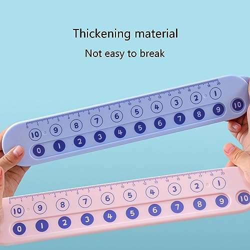 Slide Ruler for Mathematics Digital Decomposition Ruler Number Decomposition Math Training Number Matching Toy Math Learning Tools Digital Addition and Subtraction Calculator Numbers Matching - Image 9