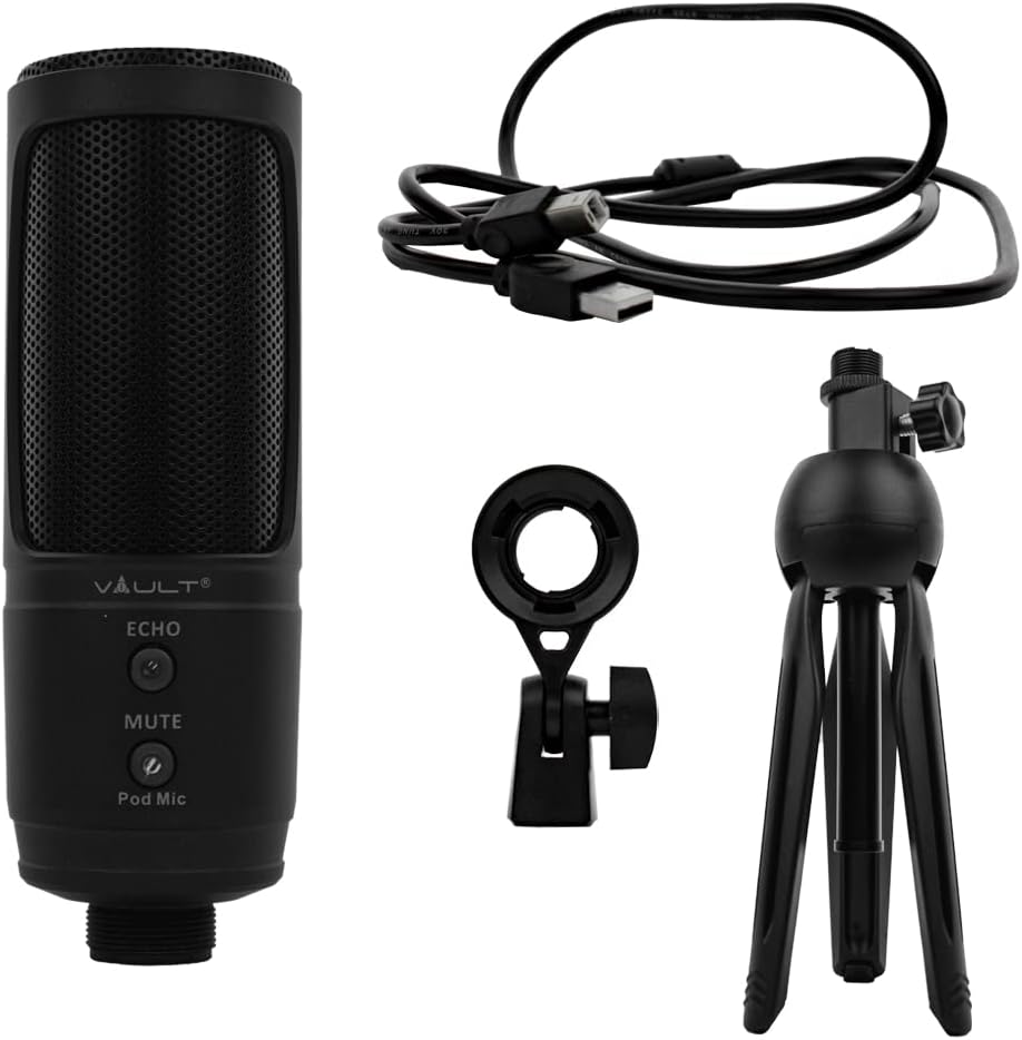 Pod Mic USB Condenser Podcast Microphone Kit