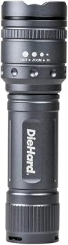 DieHard 41-6121 600 lm Twist Focus Flashlight