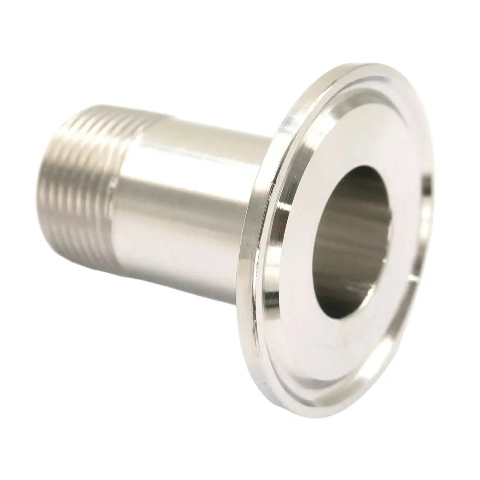 Raccord de virole 1-1/4" BSPT mâle x K64 mm en inox 304 pour tuyauterie