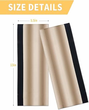 Beige Ombre Refrigerator Door Handle Covers Set of 2, Khaki Modern Art Farmhouse Kitchen Appliance Covers Handle Decor Protector for Ovens Dishwashers Microwave Ornaments