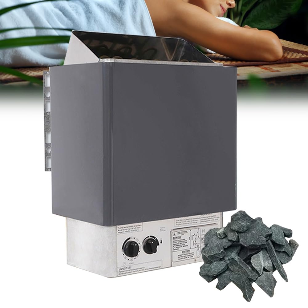 Stufa elettrica per Sauna, Stufa per Sauna, Attrezzatura per Bagno Turco, per palestre, Spa, Centri Benessere (6kw/380v)