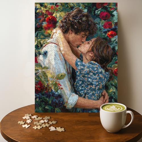 KISS in A Blooming Garden Goddess - Casse-tête 500 pièces, bois, 20 x 15 po